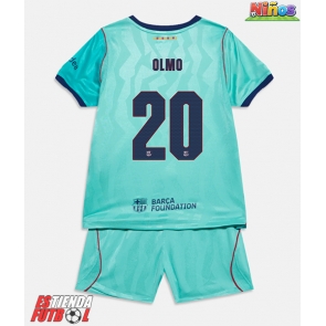Barcelona Dani Olmo #20 Tercera Equipación Niños 2026-27 Manga Corta (+ Pantalones cortos)